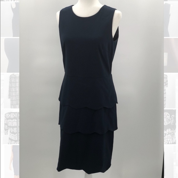 J.McLaughlin Providence Sheath Dress Navy Size 10 - Picture 6 of 15
